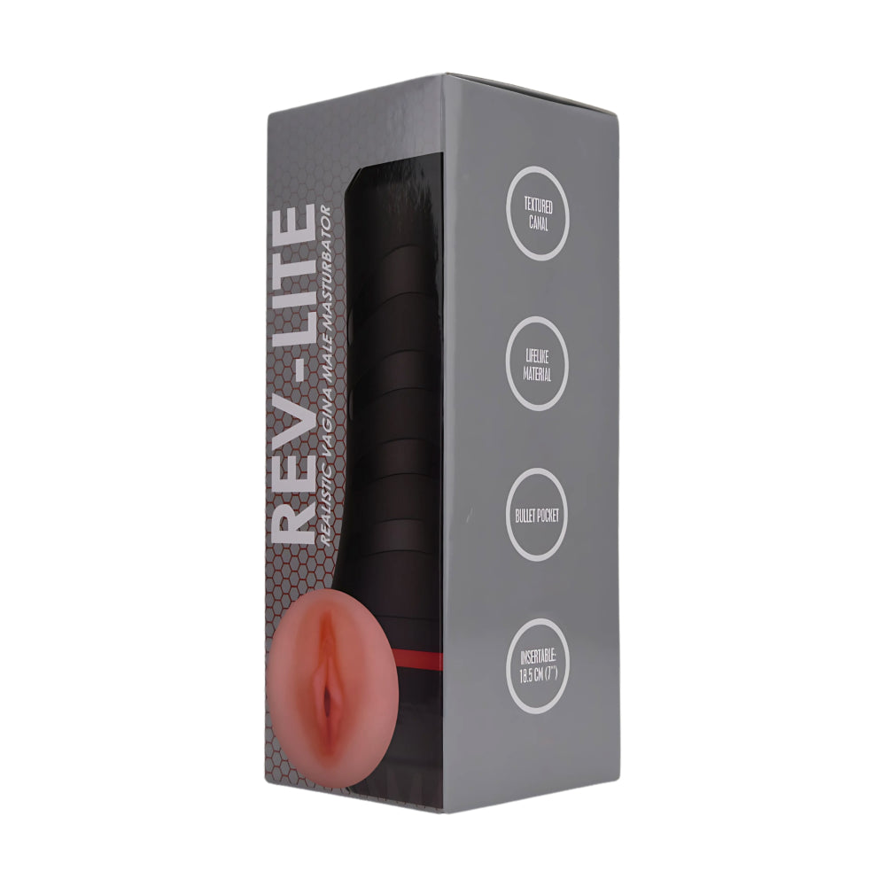 Rev-Lite Realistic Vagina Male Masturbator