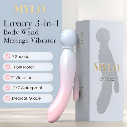 MYLO 3-in-1 Body Wand Massager Air