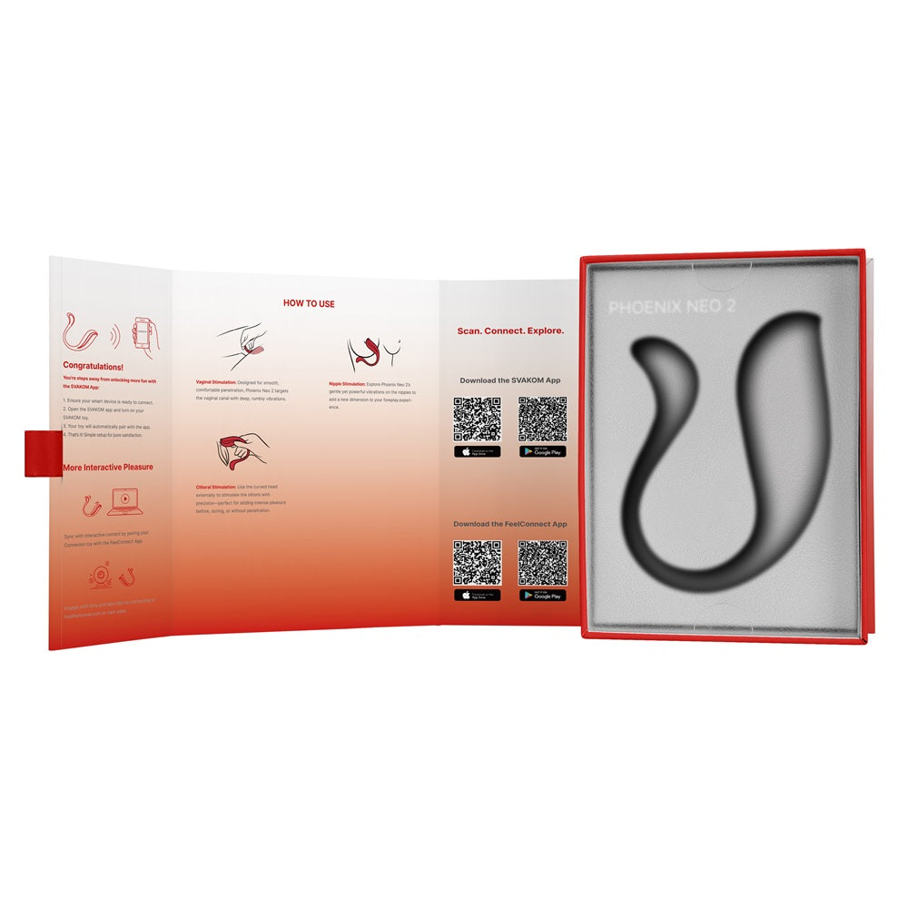 Svakom Phoenix Neo 2 Interactive App Controlled Vibrator