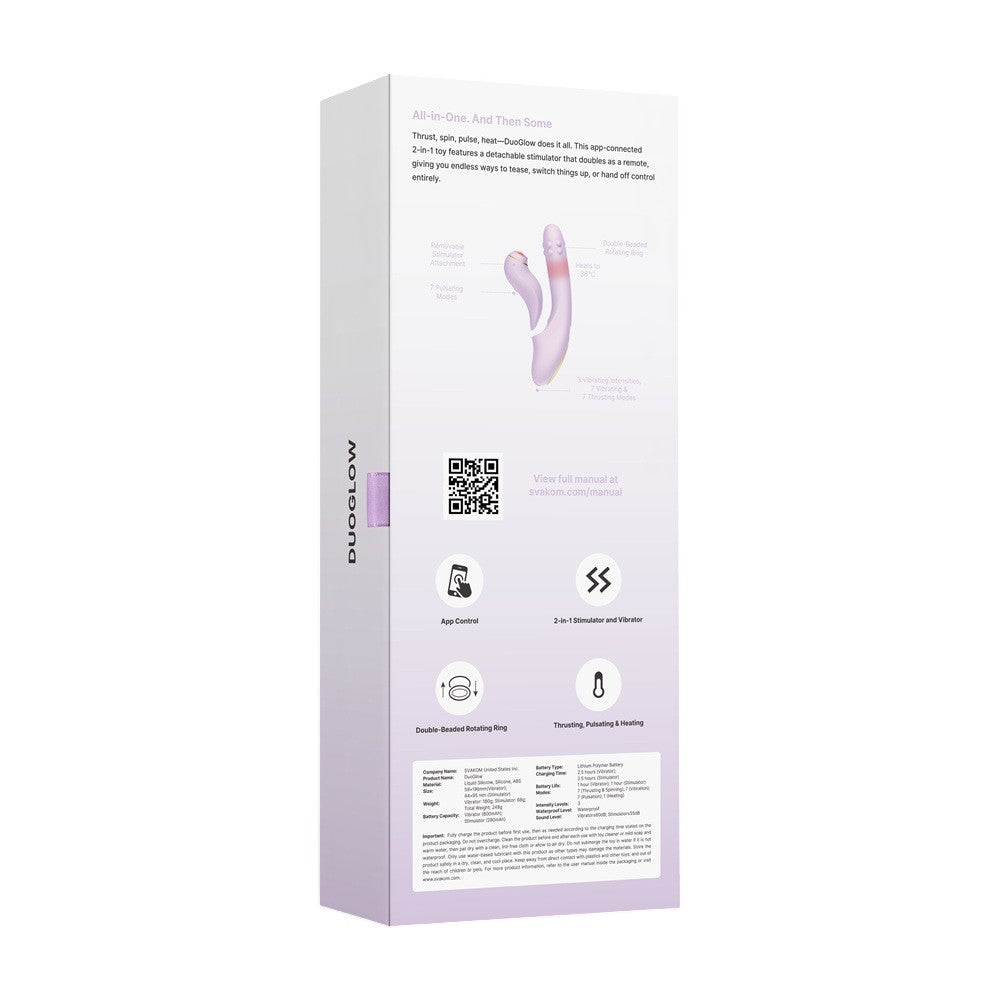 Svakom Duoglow 2in1 Vibrator