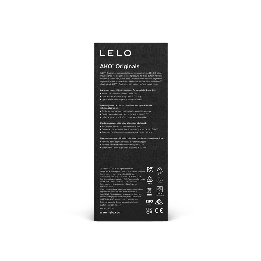 Lelo Originals AKO Clitoral Massager