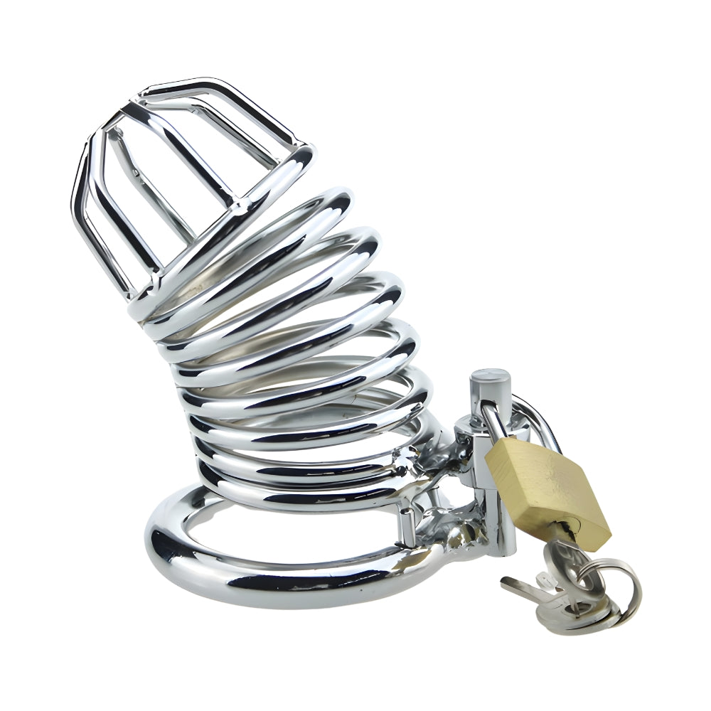 Impound Spiral Male Chastity Device