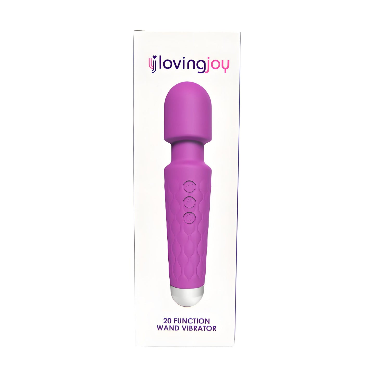 Loving Joy 20 Function Wand Vibrator Purple