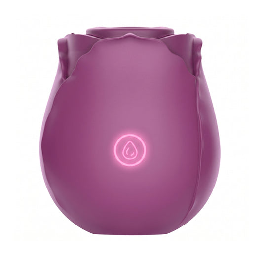 Loving Joy Rose Toy Clitoral Suction Vibrator Purple