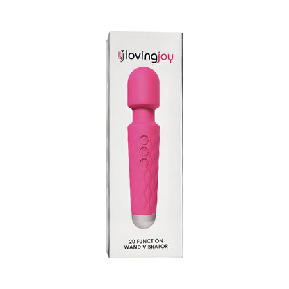 Loving Joy 20 Function Wand Vibrator Pink