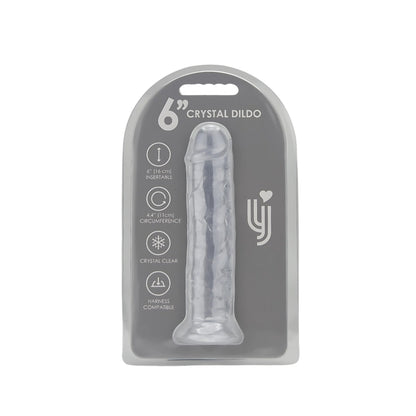 Loving Joy 6 Inch Suction Cup Dildo Clear