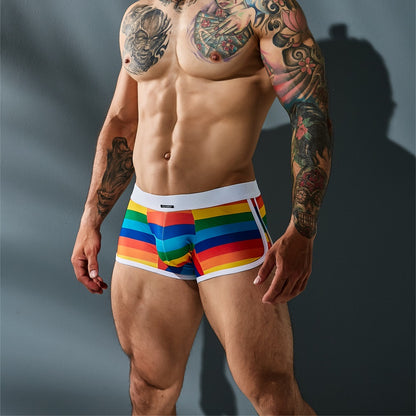 C4M Athletic Trunk Rainbow