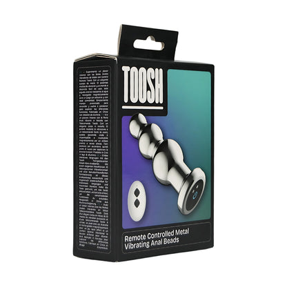 Toosh Remote Controlled Metal Vibrating Anal Beads