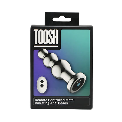 Toosh Remote Controlled Metal Vibrating Anal Beads
