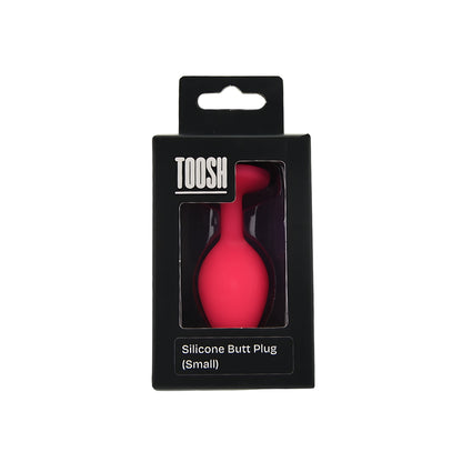 Toosh Pink Silicone Butt Plug Small