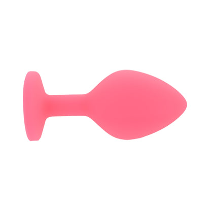 Toosh Pink Silicone Butt Plug Medium
