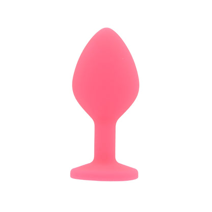 Toosh Pink Silicone Butt Plug Medium