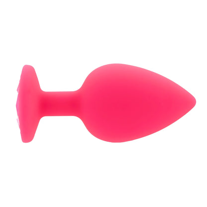 Toosh Pink Silicone Butt Plug Large