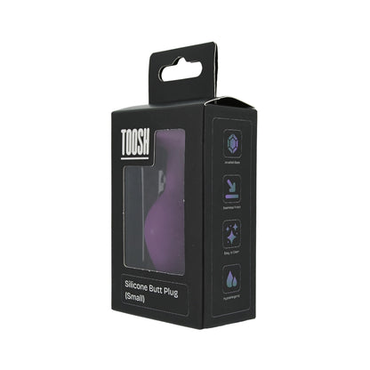 Toosh Purple Silicone Butt Plug Small