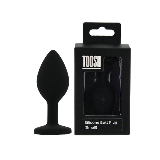 Toosh Black Silicone Butt Plug Small