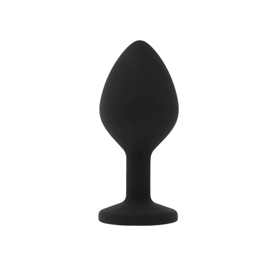 Toosh Black Silicone Butt Plug Medium