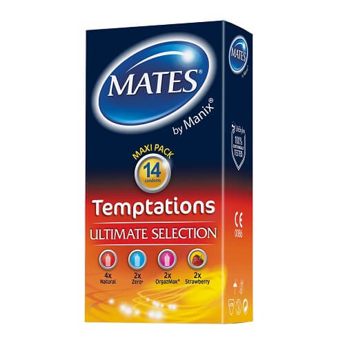 Mates Temptations Condoms 14 Pack