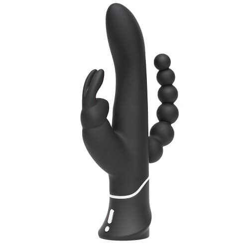 Happy Rabbit Triple Curve Rechargeable Rabbit Vibrator Black