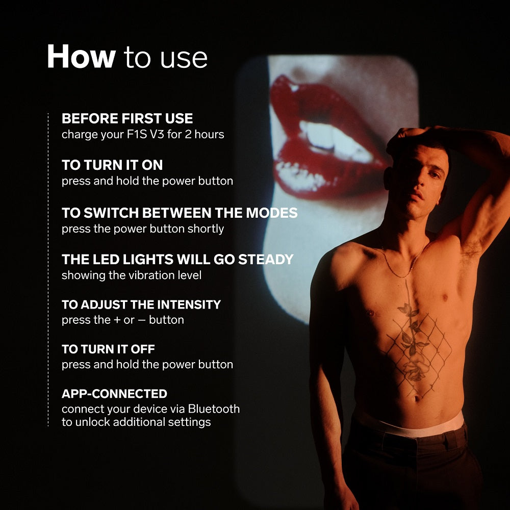 LELO F1S V3 AI Interactive Male Masturbator Blue