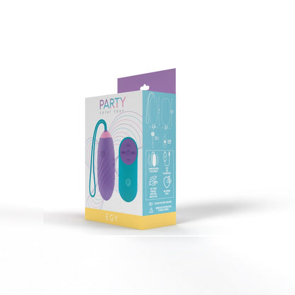 Party Color EGY Vibrating Love Egg Purple