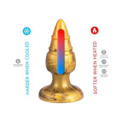 SilexD Fantasy Collection Goldy Butt Plug Medium