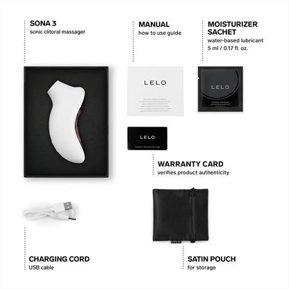 LELO Sona 3 Clitoral Massager Cream