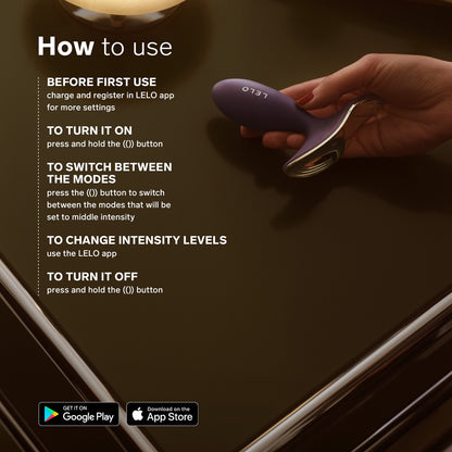 LELO Surfer 2 Unisex Anal Vibrating Plug Cyber Purple